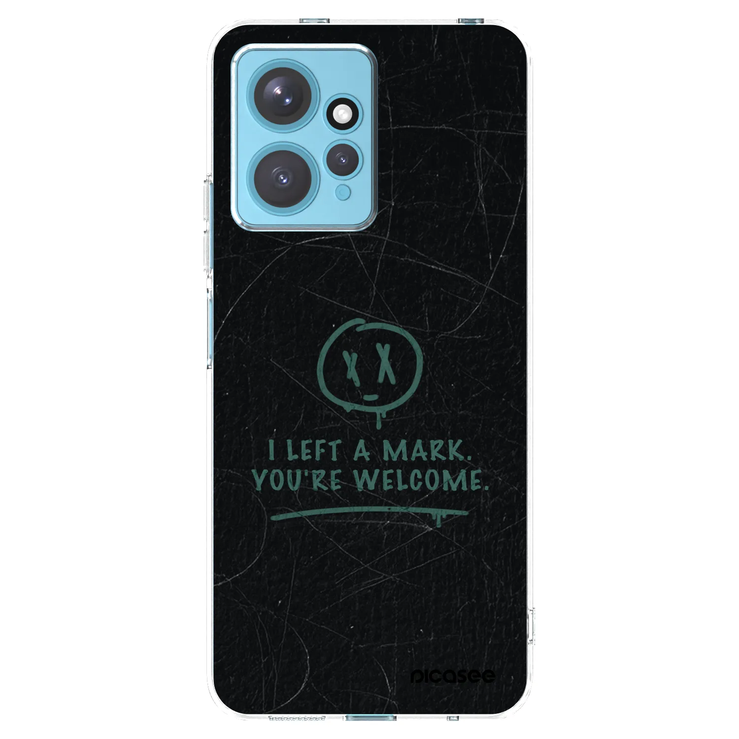 Picasee silikónový prehľadný obal pre Xiaomi Redmi Note 12 4G - LEFT A MARK