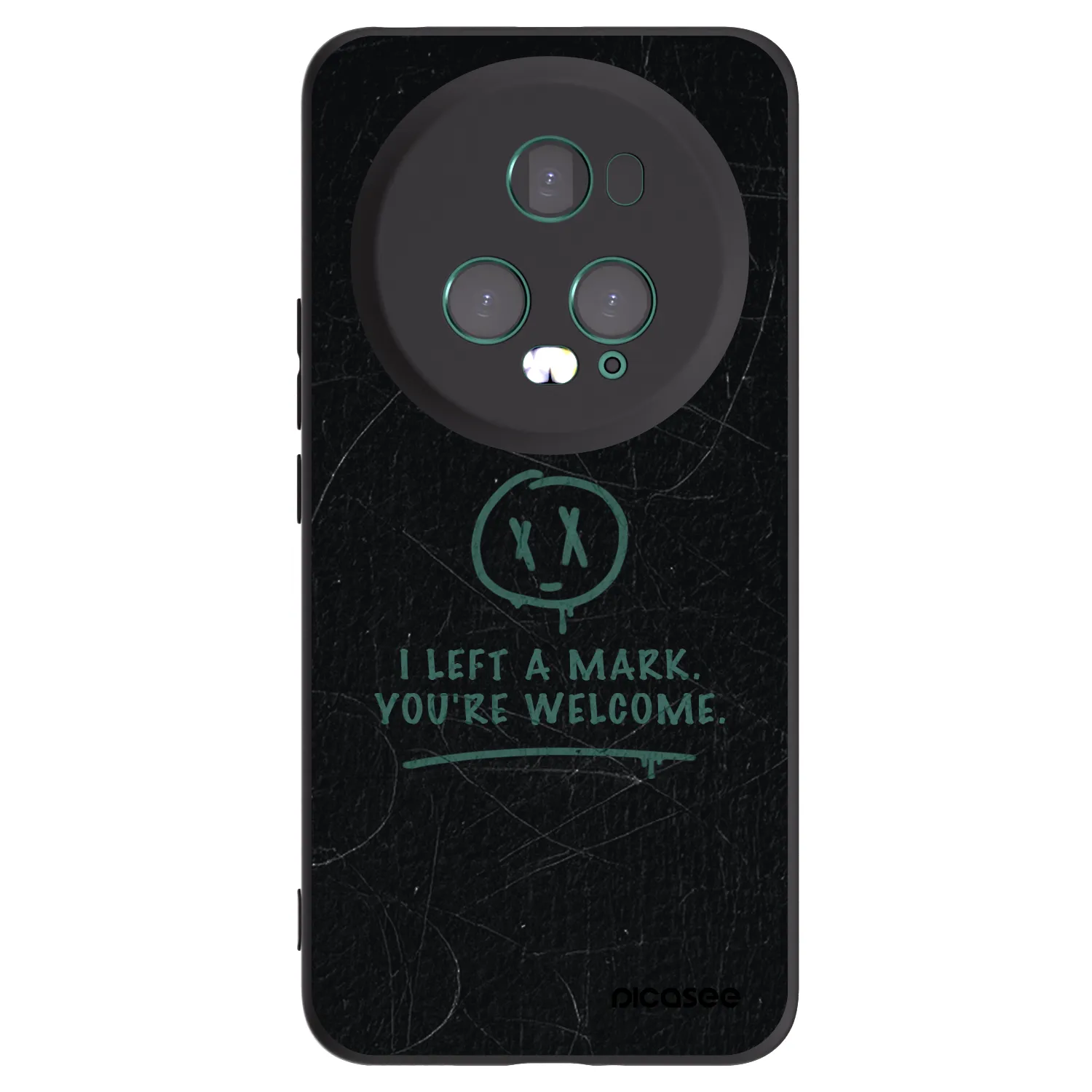 Picasee silikónový čierny obal pre Honor Magic5 Pro - LEFT A MARK