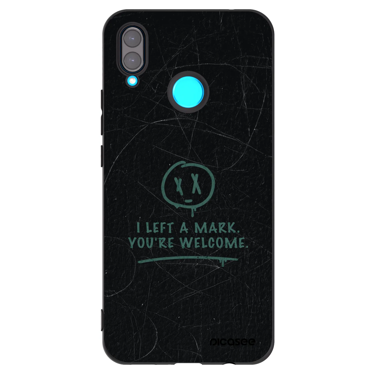 Picasee silikónový čierny obal pre Huawei Nova 3 - LEFT A MARK