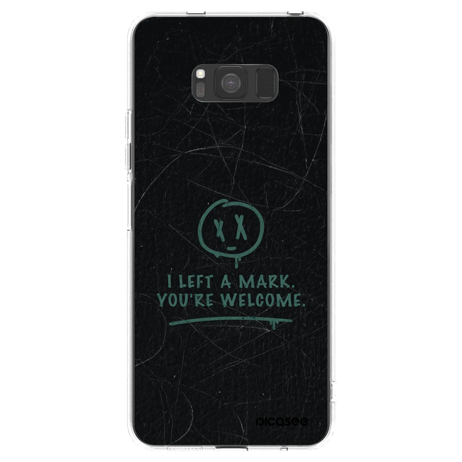 Picasee silikónový prehľadný obal pre Samsung Galaxy S8 G950F - LEFT A MARK