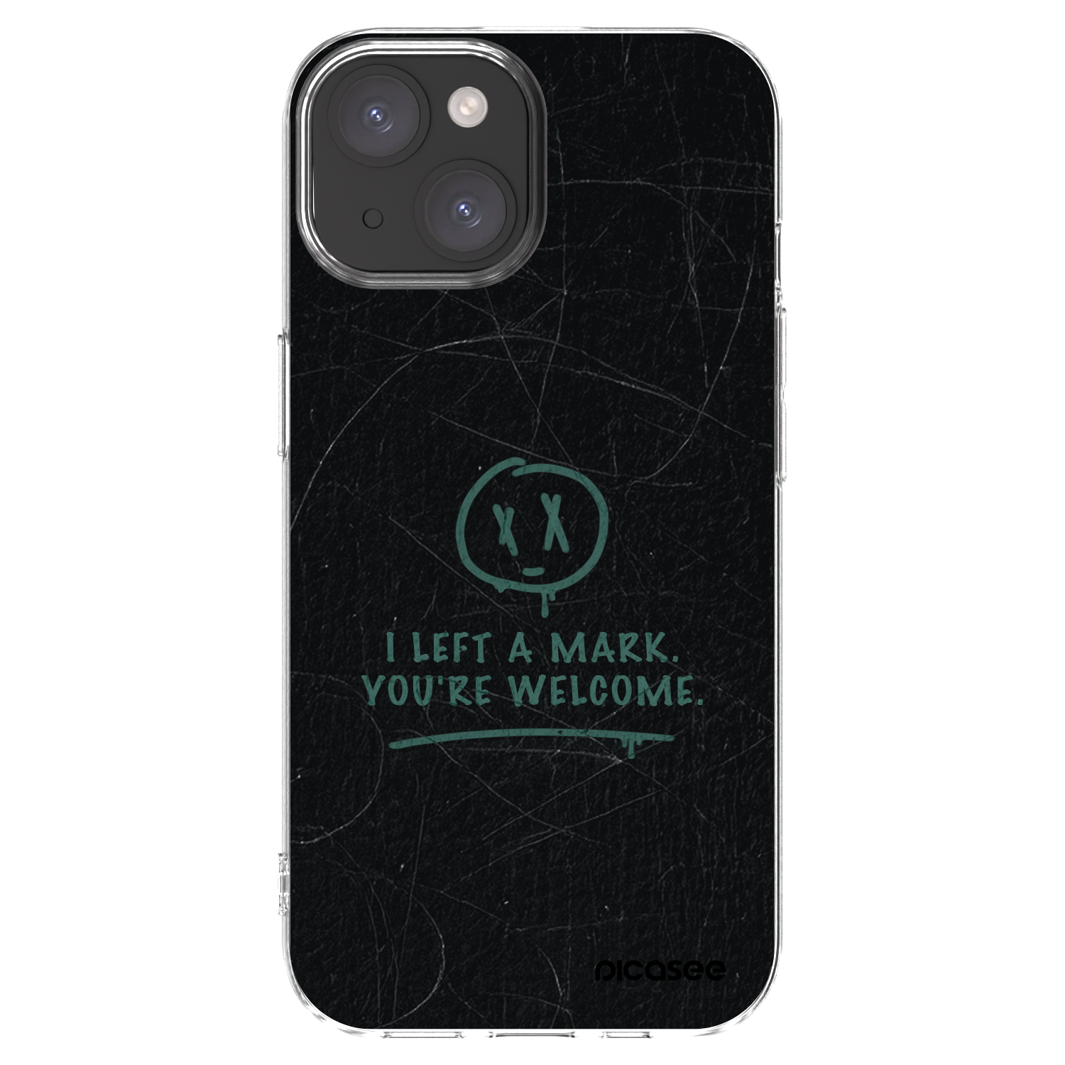 Silikónový prehľadný obal pre Apple iPhone 15 - LEFT A MARK