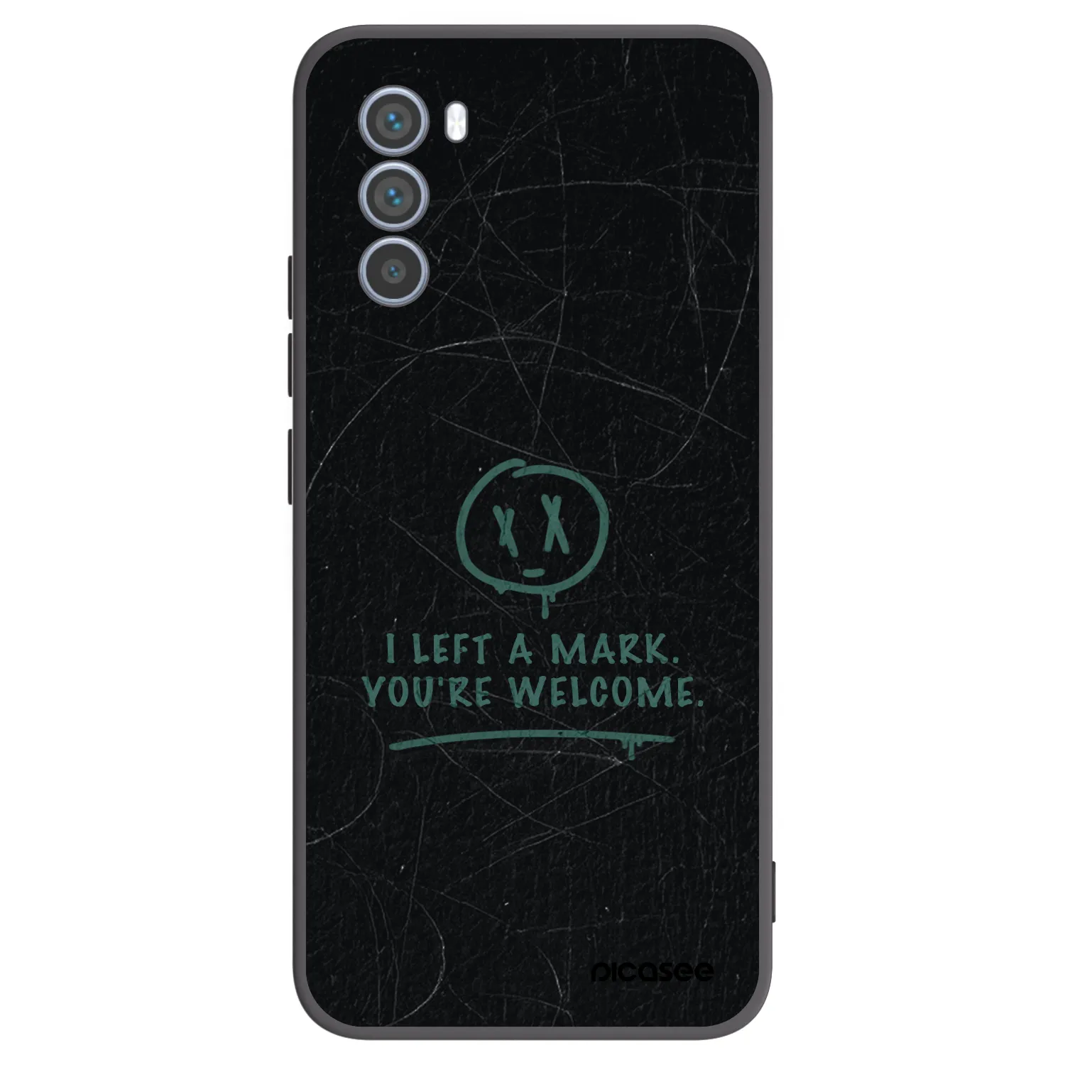 Picasee silikónový čierny obal pre Motorola Moto G62 - LEFT A MARK