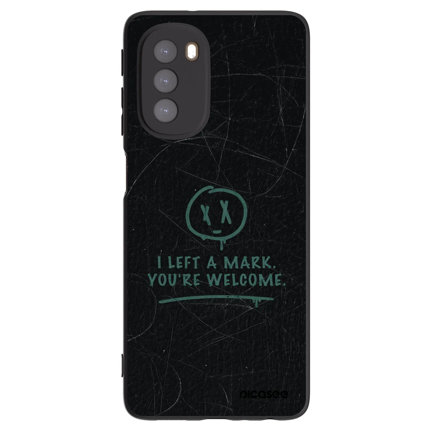 Picasee silikónový čierny obal pre Motorola Moto G51 - LEFT A MARK