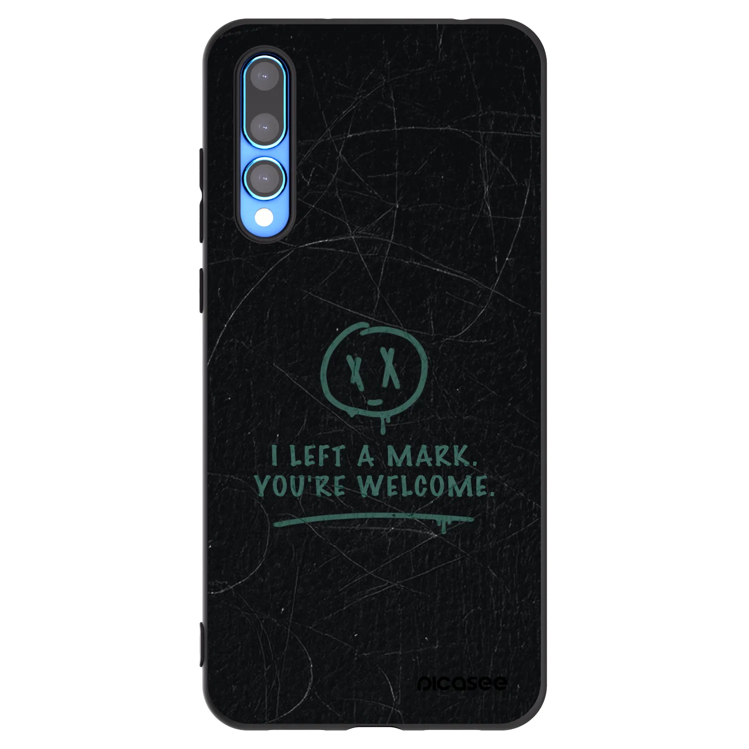 Picasee silikónový čierny obal pre Huawei P20 Pro - LEFT A MARK