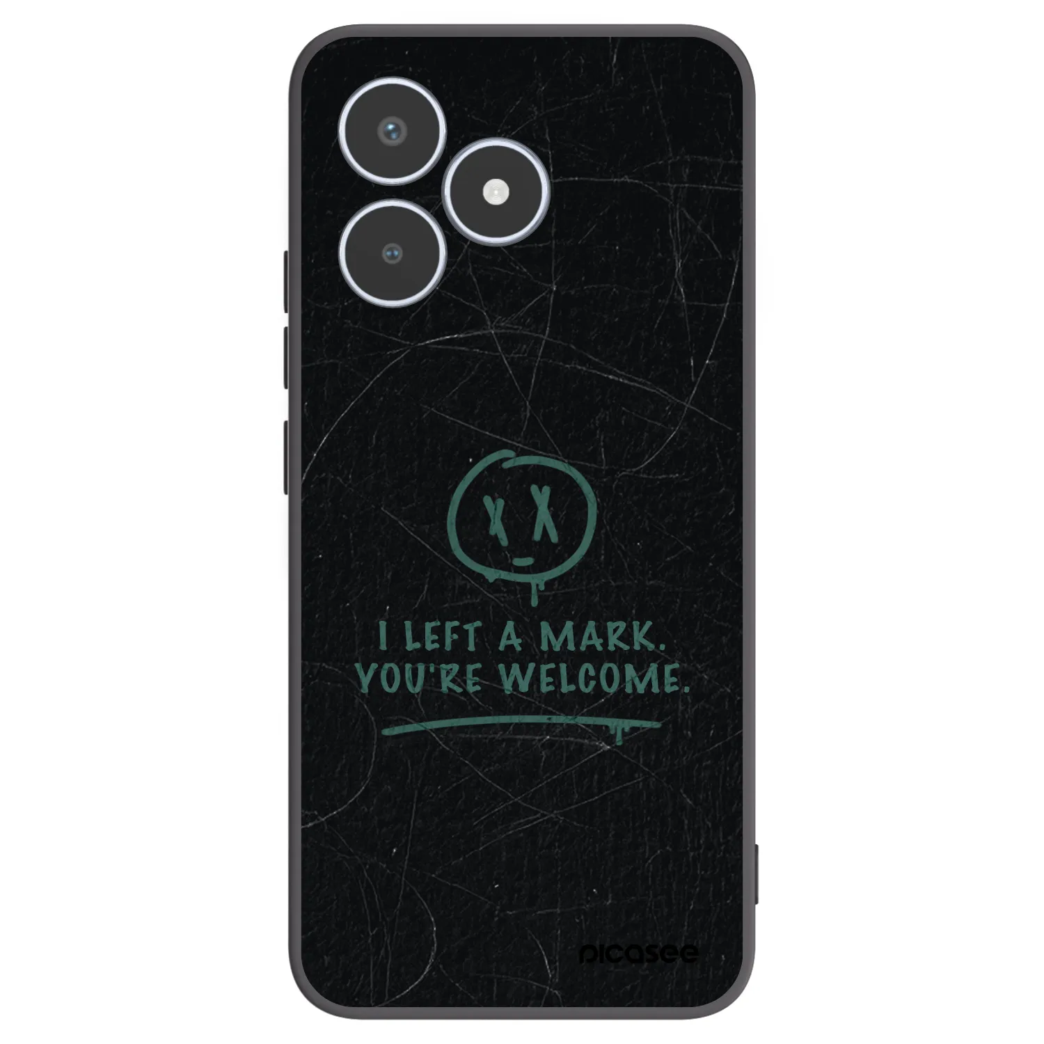 Picasee silikónový čierny obal pre Realme C53 - LEFT A MARK