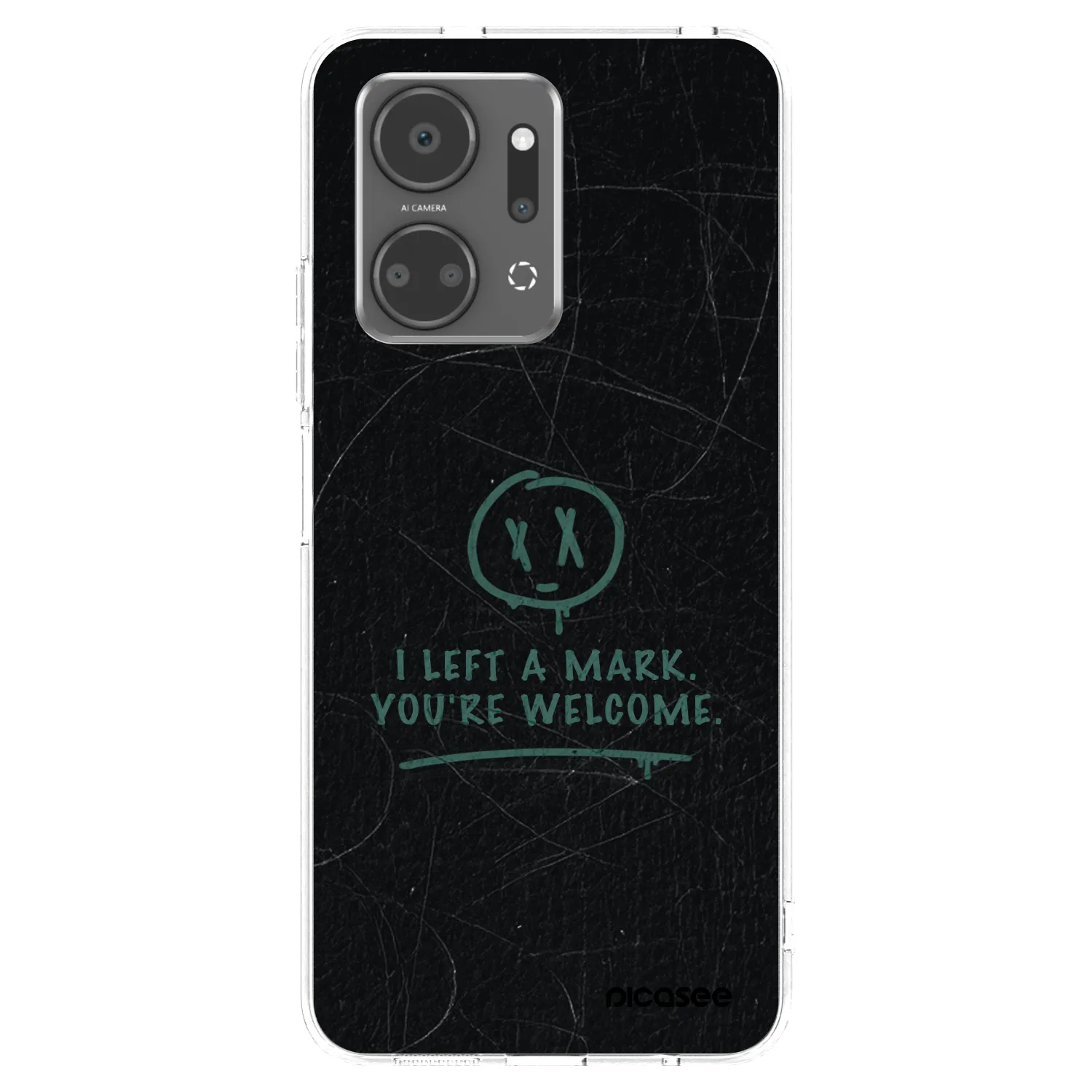 Picasee silikónový prehľadný obal pre Honor X7a - LEFT A MARK