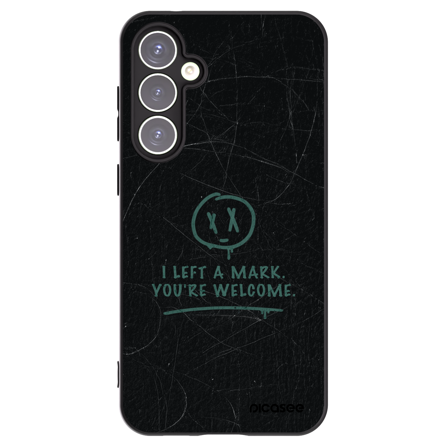 Picasee silikónový čierny obal pre Samsung Galaxy S23 FE S711B - LEFT A MARK