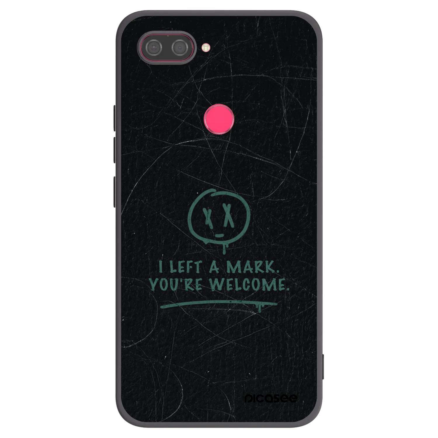 Picasee silikónový čierny obal pre Xiaomi Mi 8 Lite - LEFT A MARK