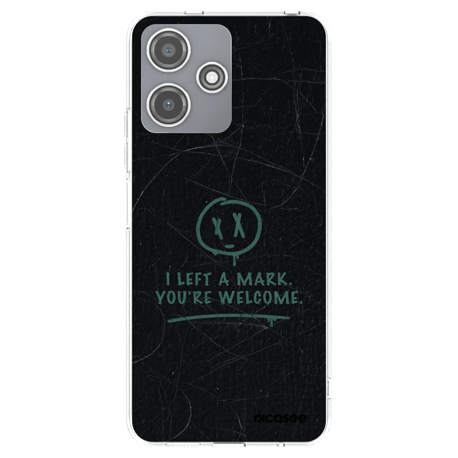 Picasee silikónový prehľadný obal pre Xiaomi Redmi 12 5G - LEFT A MARK