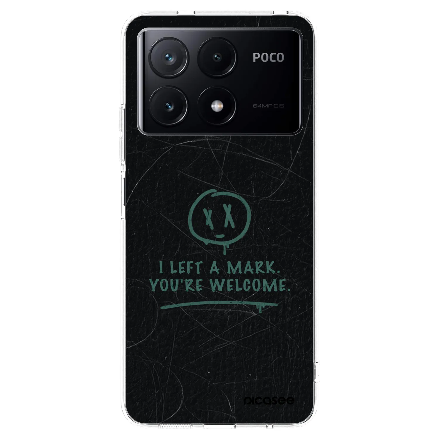 Picasee silikónový prehľadný obal pre Xiaomi Poco X6 Pro - LEFT A MARK