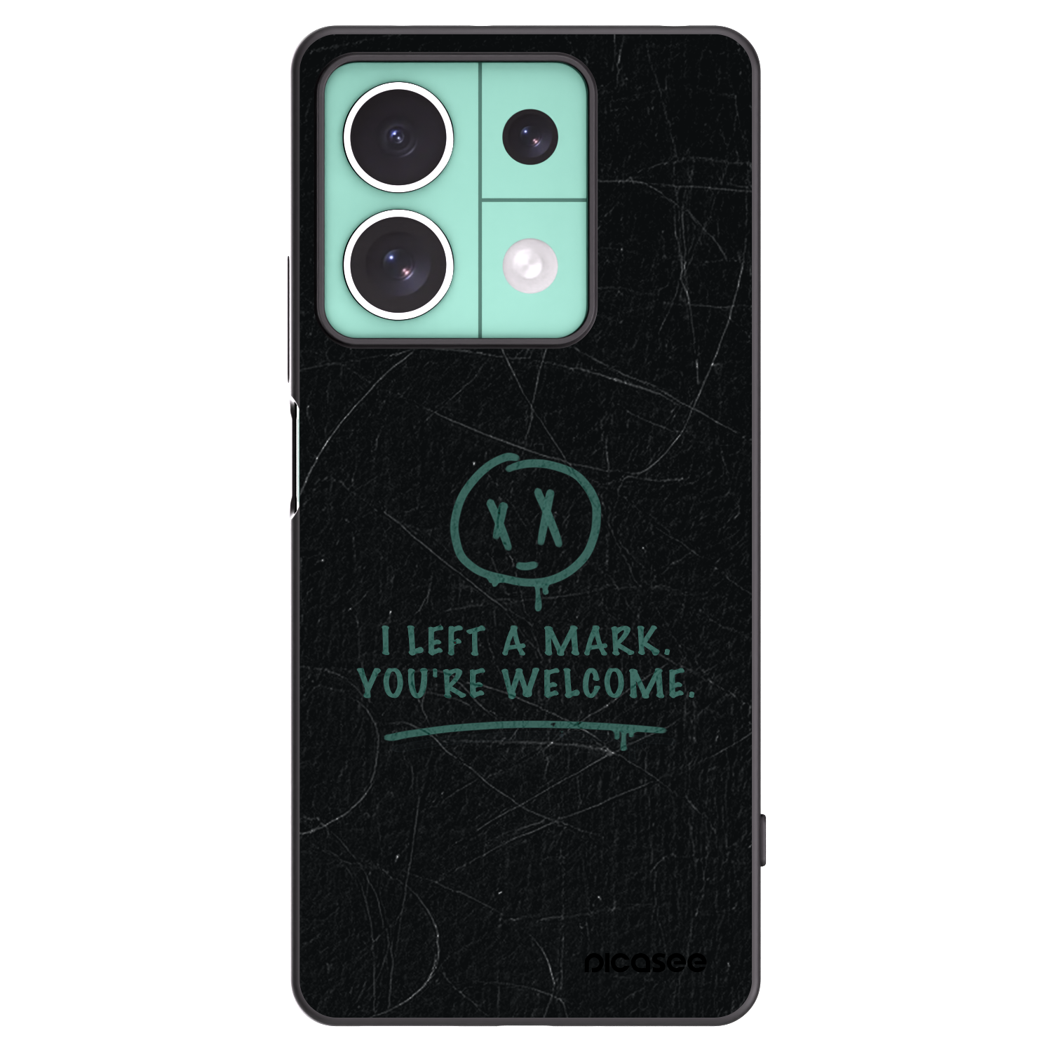 Picasee silikónový čierny obal pre Xiaomi Redmi Note 13 5G - LEFT A MARK