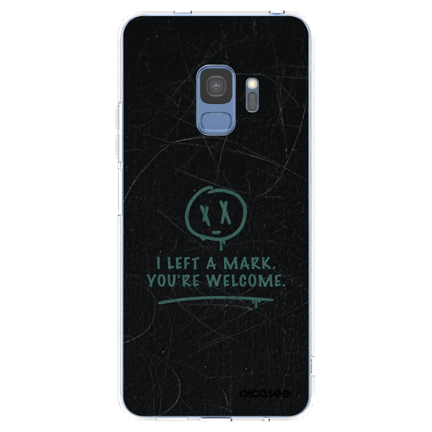 Picasee silikónový prehľadný obal pre Samsung Galaxy S9 G960F - LEFT A MARK
