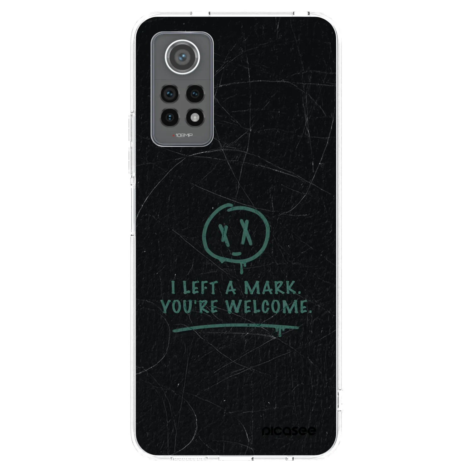 Picasee silikónový prehľadný obal pre Xiaomi Redmi Note 12 Pro 4G - LEFT A MARK