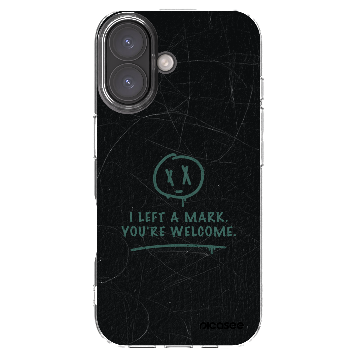 Silikónový prehľadný obal pre Apple iPhone 16 - LEFT A MARK
