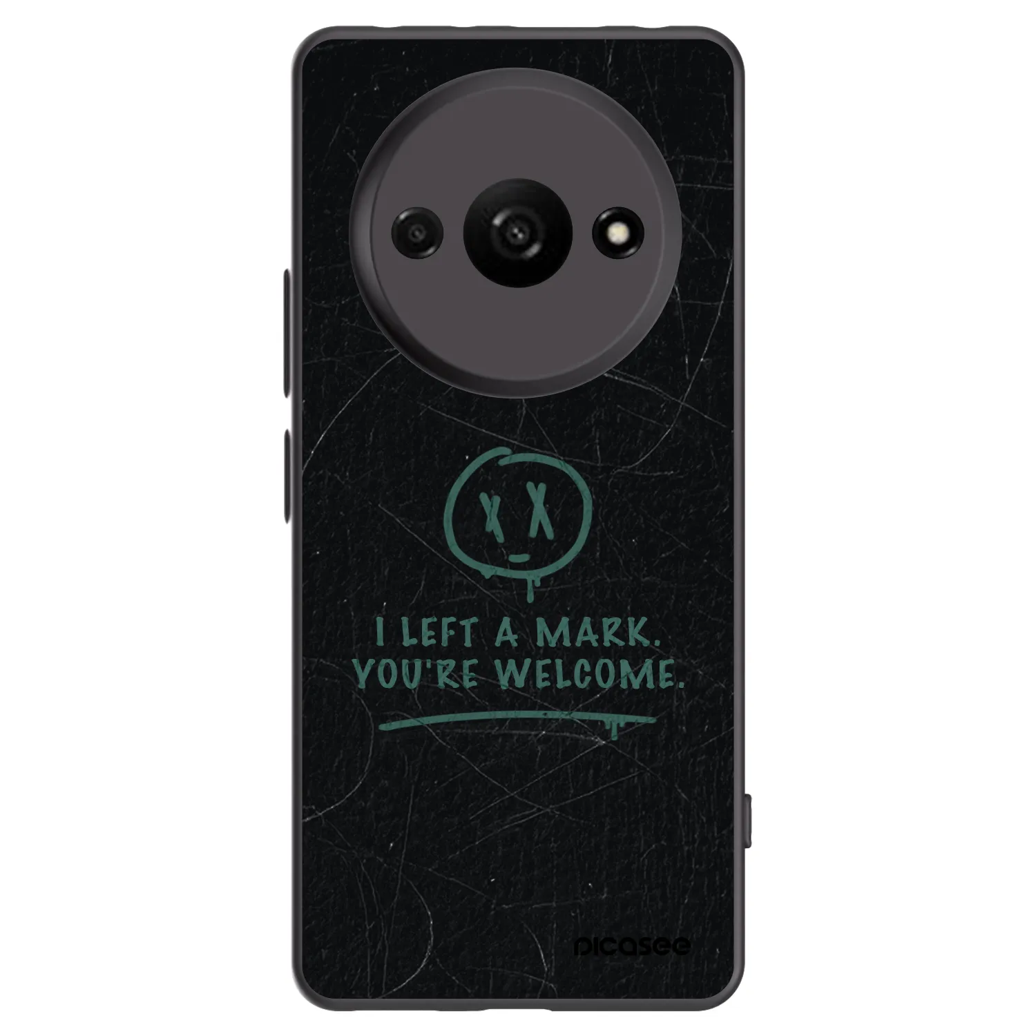 Picasee silikónový čierny obal pre Xiaomi Redmi A3 - LEFT A MARK