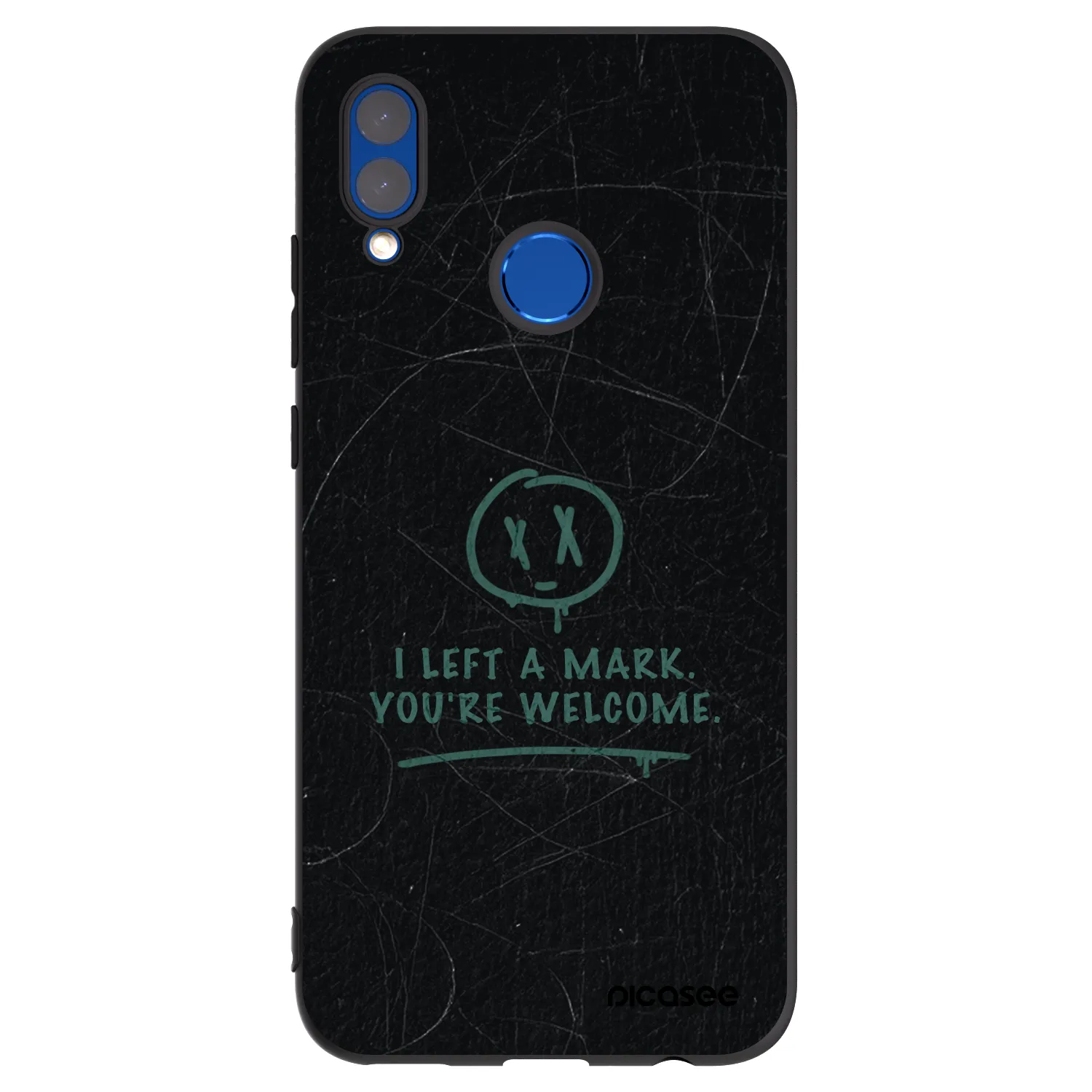 Picasee silikónový čierny obal pre Huawei P Smart 2019 - LEFT A MARK