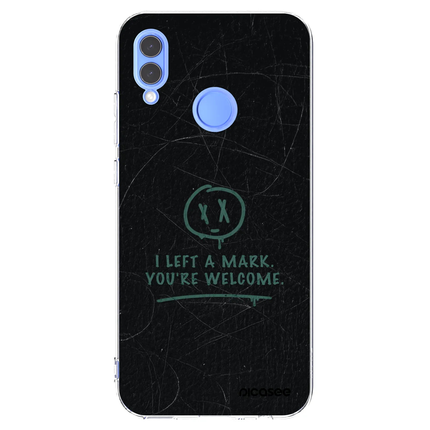 Picasee silikónový prehľadný obal pre Huawei P Smart 2019 - LEFT A MARK