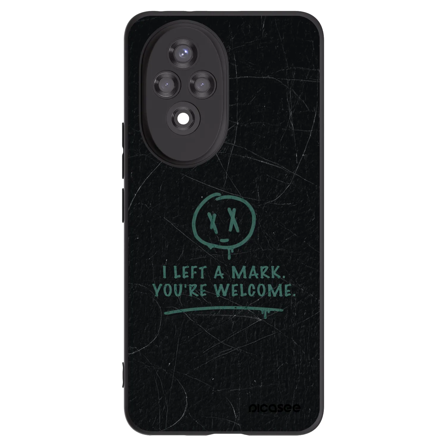 Picasee silikónový čierny obal pre Honor 200 Pro 5G - LEFT A MARK