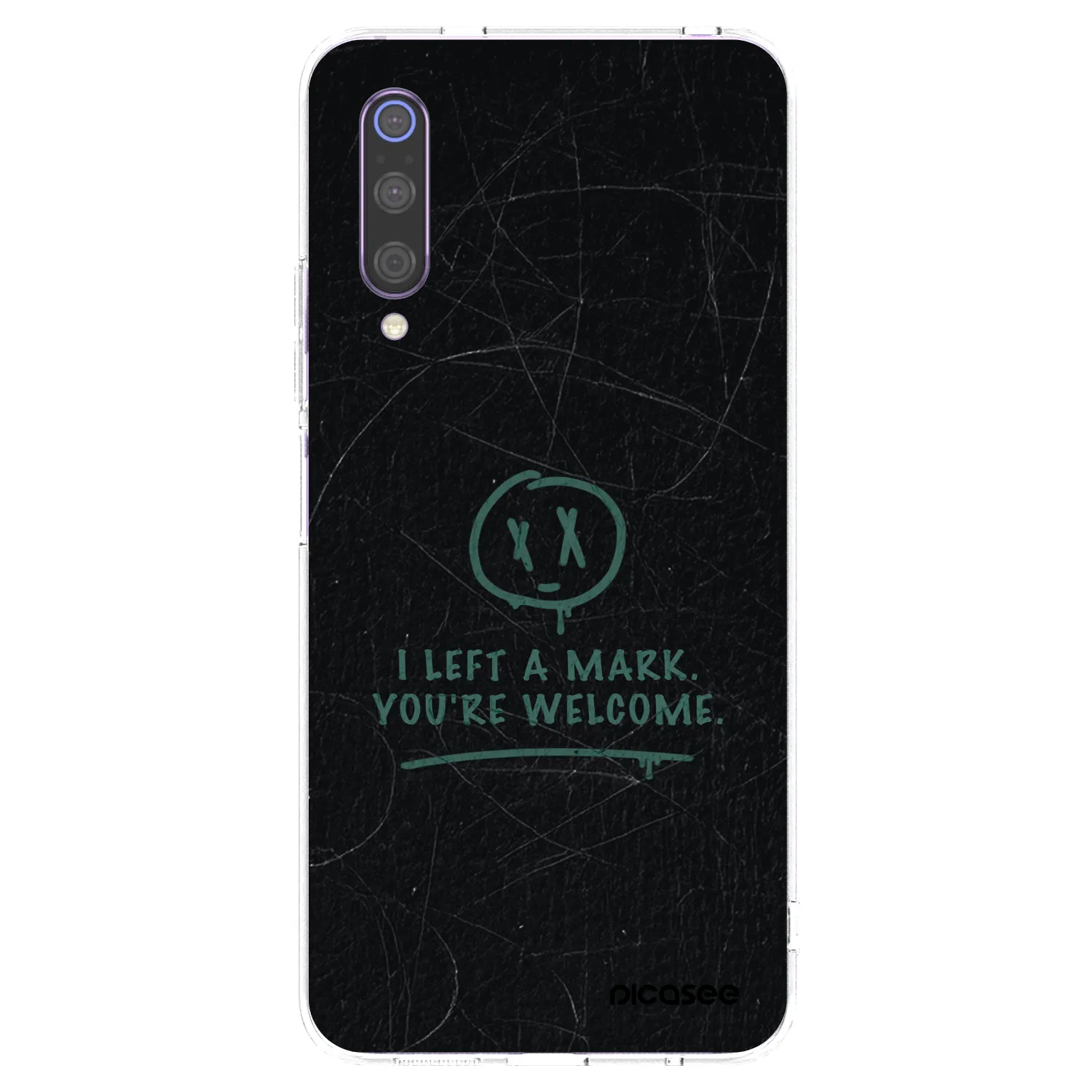 Picasee silikónový prehľadný obal pre Xiaomi Mi 9 - LEFT A MARK