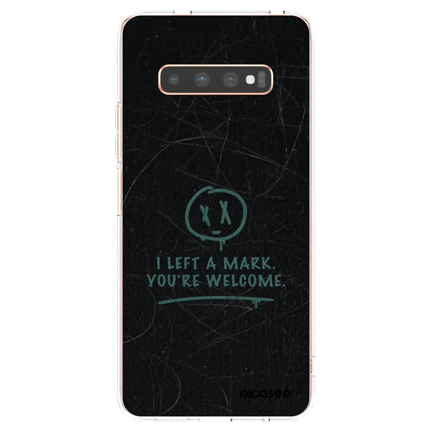 Picasee silikónový prehľadný obal pre Samsung Galaxy S10 Plus G975 - LEFT A MARK