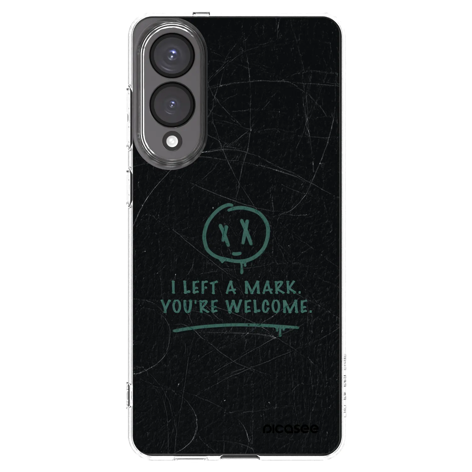 Picasee silikónový prehľadný obal pre Samsung Galaxy S25 Edge 5G - LEFT A MARK