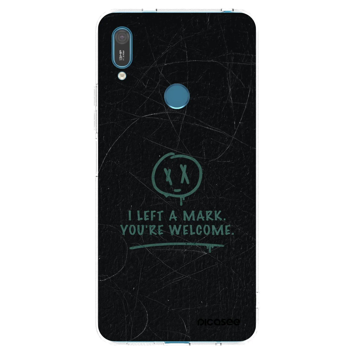 Picasee silikónový prehľadný obal pre Huawei Y7 2019 - LEFT A MARK