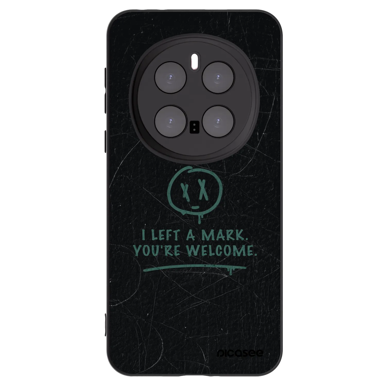 Picasee silikónový čierny obal pre Honor Magic7 Pro 5G - LEFT A MARK