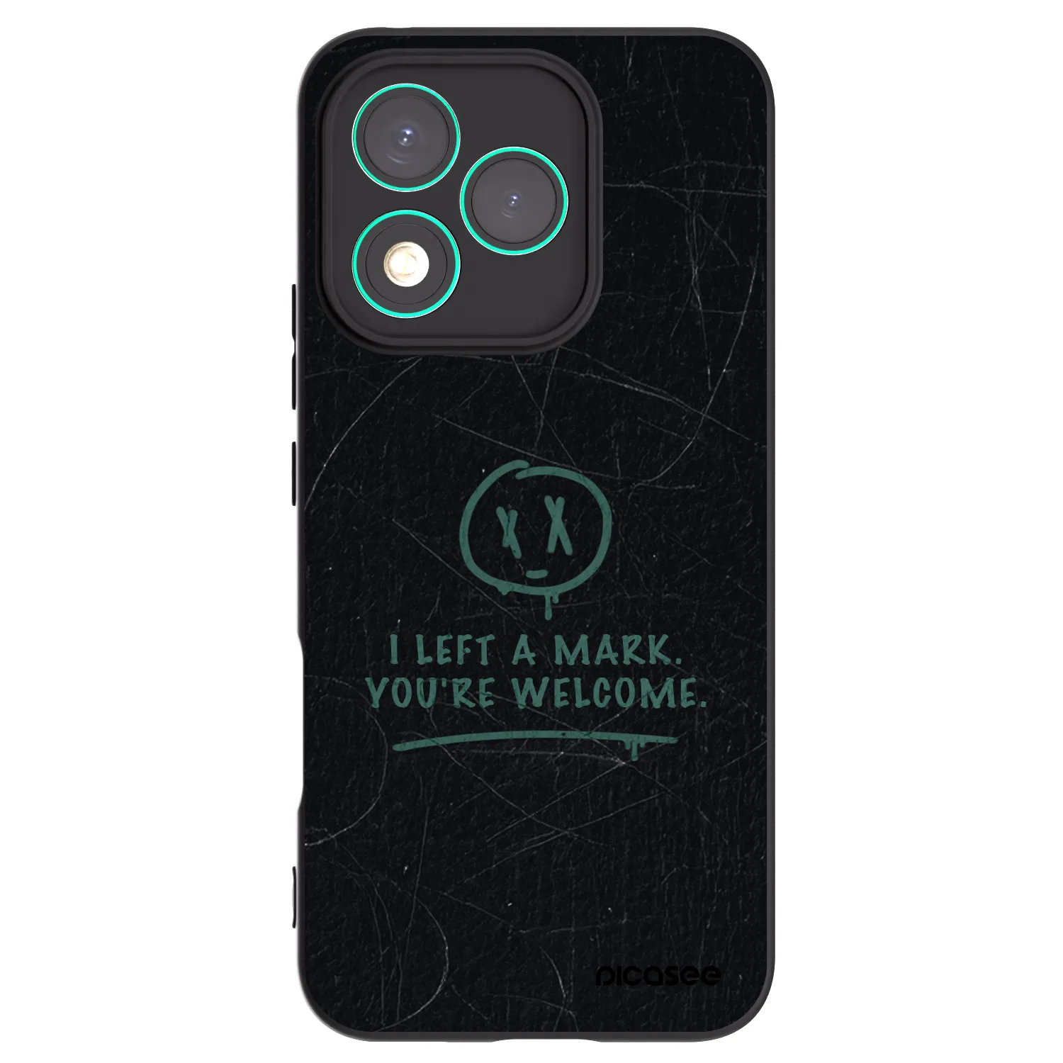 Picasee silikónový čierny obal pre Honor 400 Lite 5G - LEFT A MARK