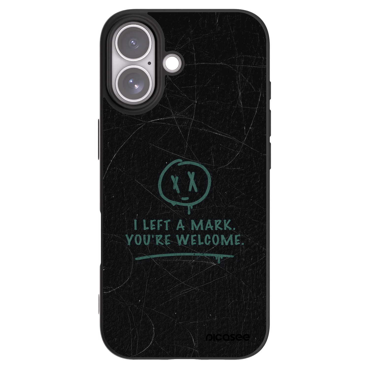 Picasee silikónový čierny obal pre Apple iPhone 17 - LEFT A MARK