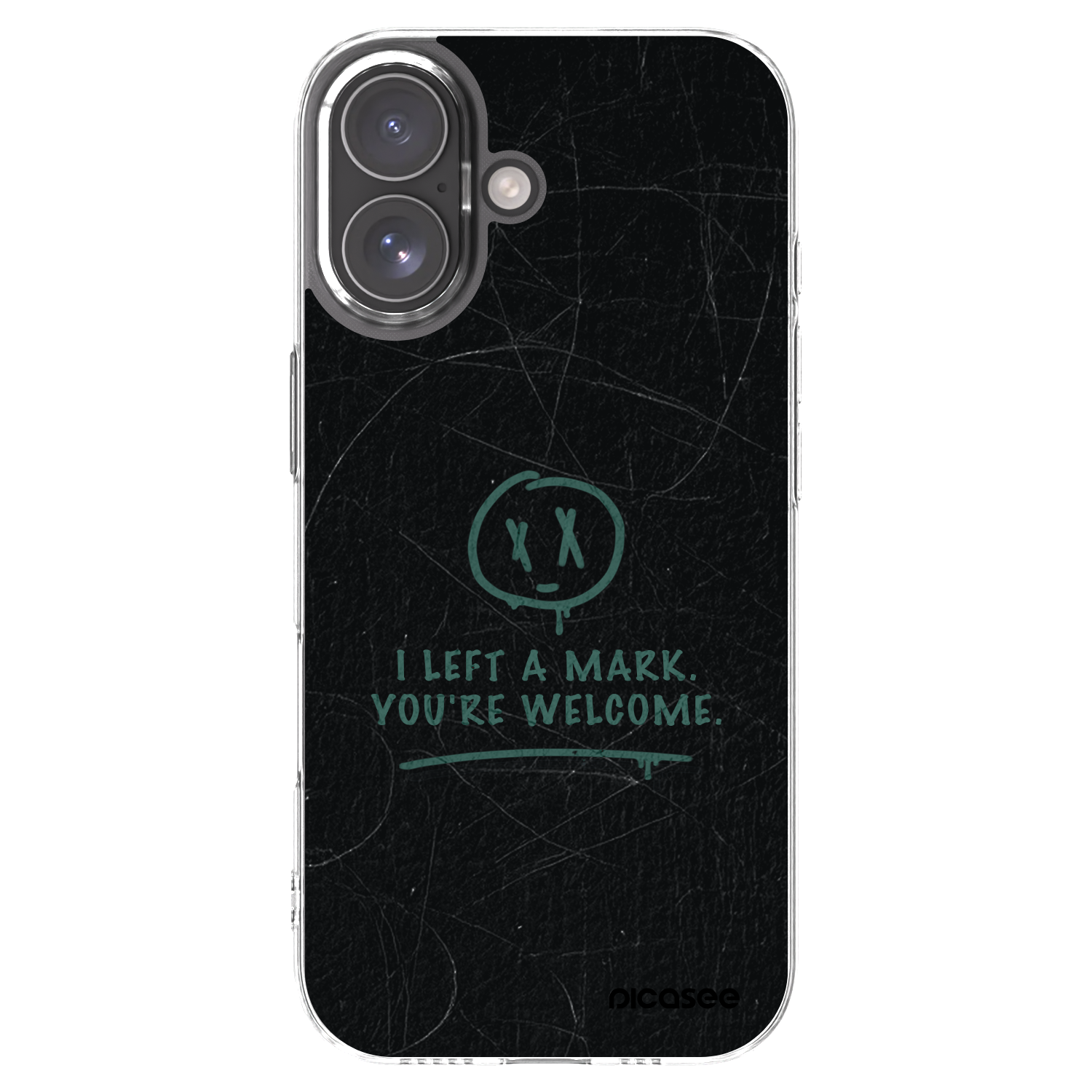 Picasee silikónový prehľadný obal pre Apple iPhone 17 - LEFT A MARK