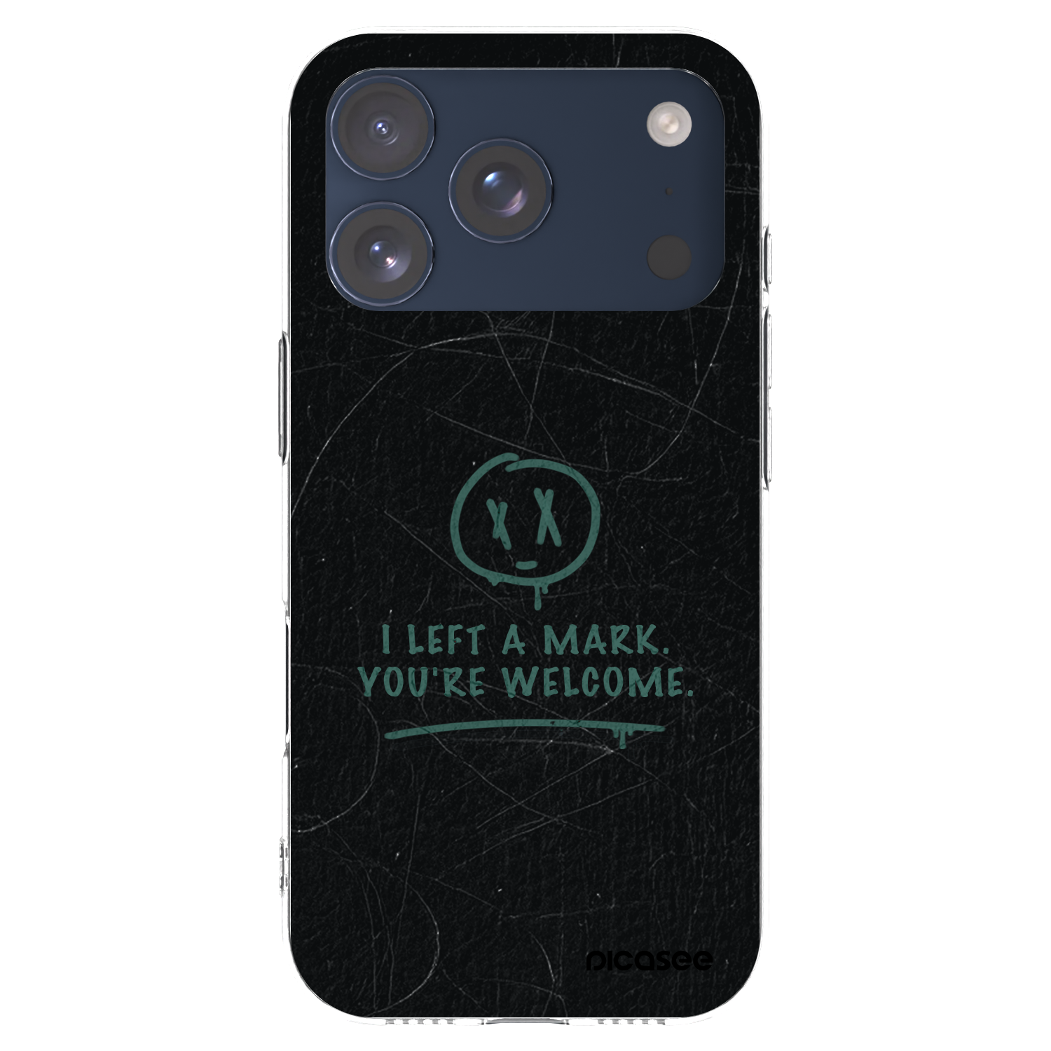 Picasee silikónový prehľadný obal pre Apple iPhone 17 Pro - LEFT A MARK