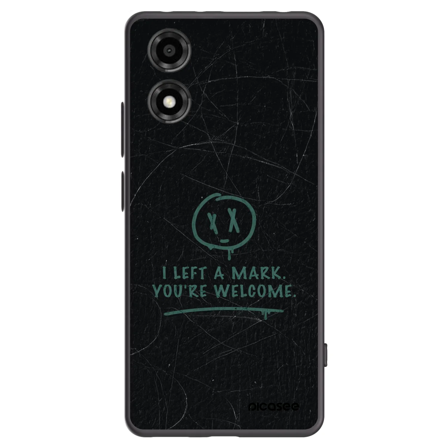 Picasee silikónový čierny obal pre Motorola Moto E14 - LEFT A MARK