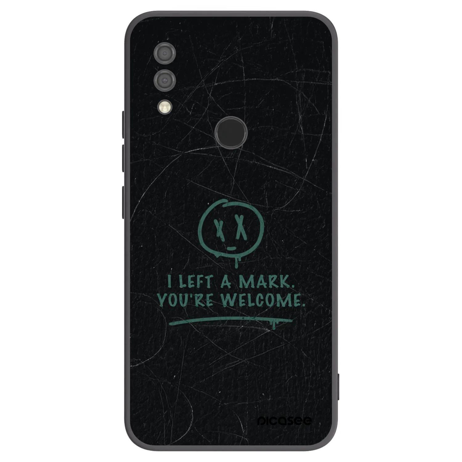 Picasee silikónový čierny obal pre Xiaomi Redmi 7 - LEFT A MARK
