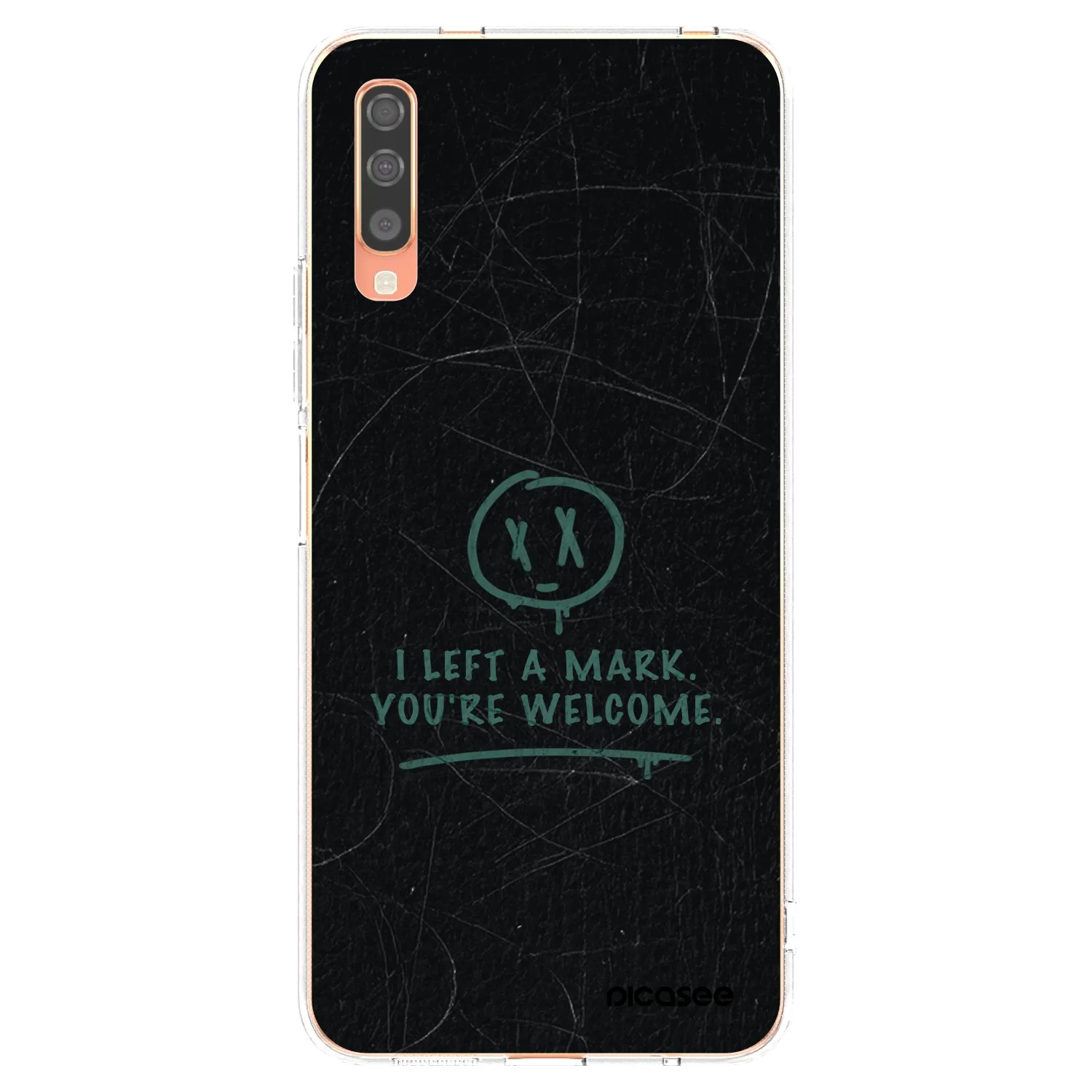 Picasee silikónový prehľadný obal pre Samsung Galaxy A70 A705F - LEFT A MARK