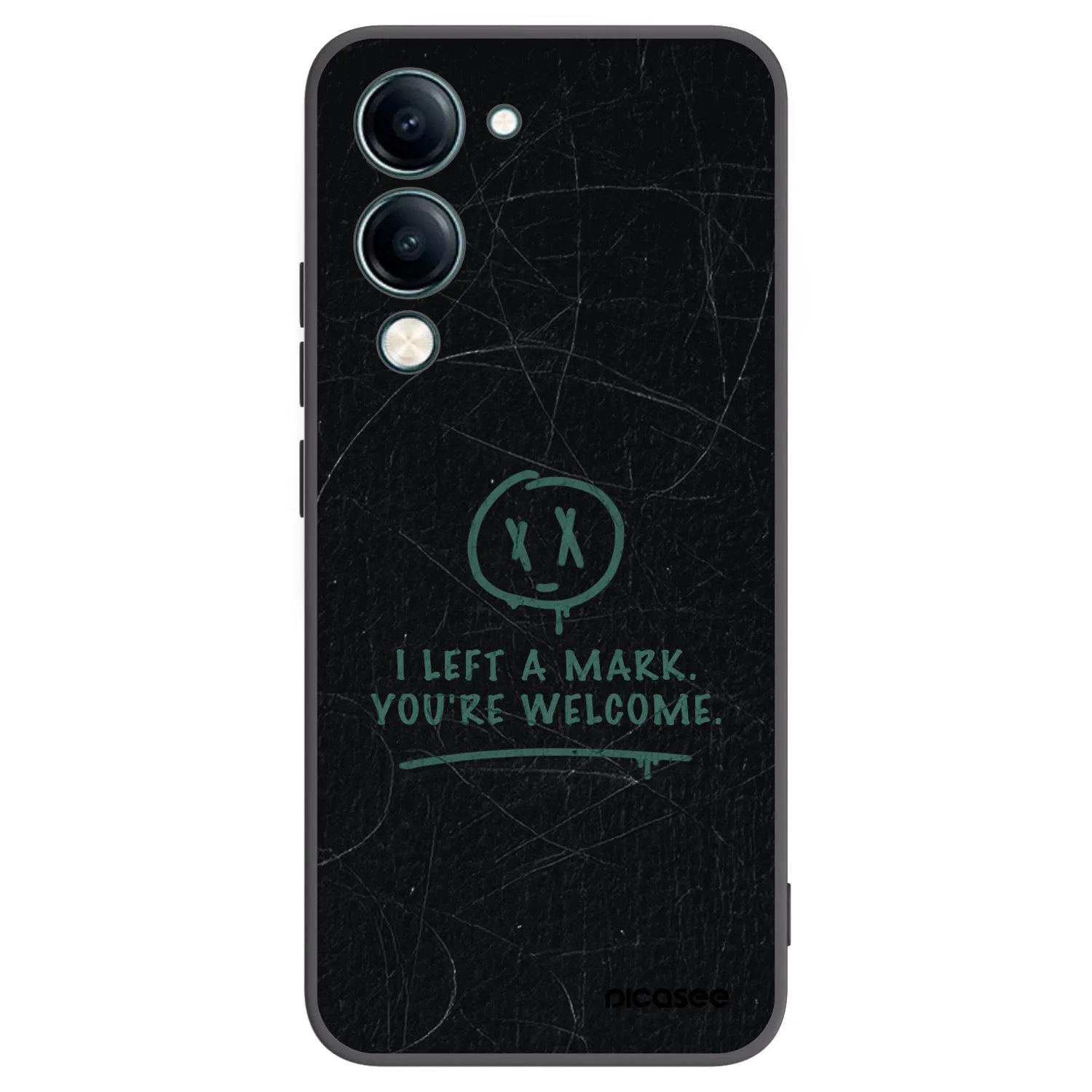 Picasee silikónový čierny obal pre Vivo Y29s 5G - LEFT A MARK
