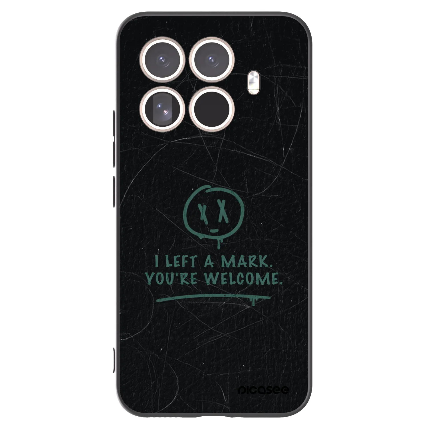 Picasee silikónový čierny obal pre Xiaomi 15T Pro - LEFT A MARK