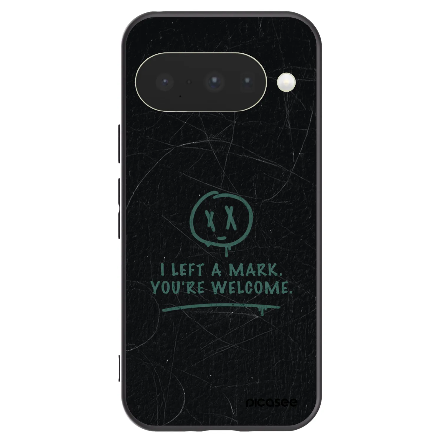 Picasee silikónový čierny obal pre Google Pixel 10 - LEFT A MARK