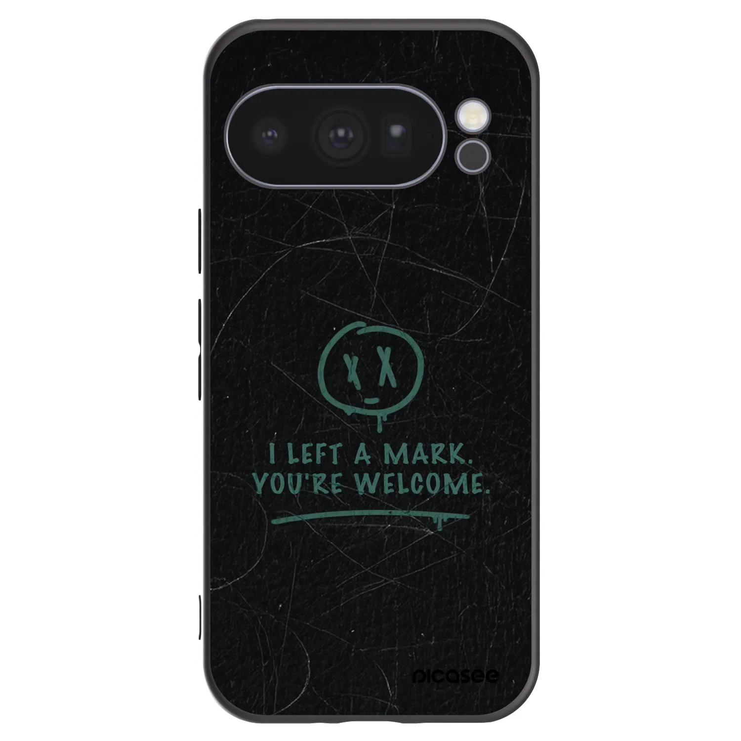 Picasee silikónový čierny obal pre Google Pixel 10 Pro - LEFT A MARK