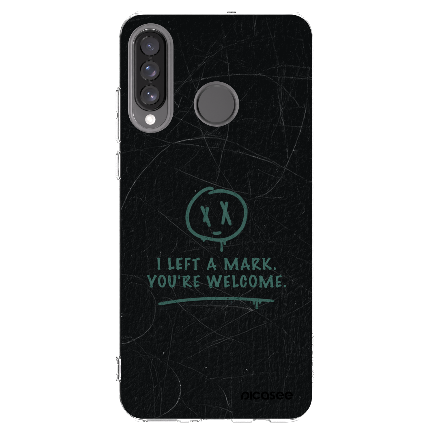 Picasee silikónový prehľadný obal pre Huawei P30 Lite - LEFT A MARK