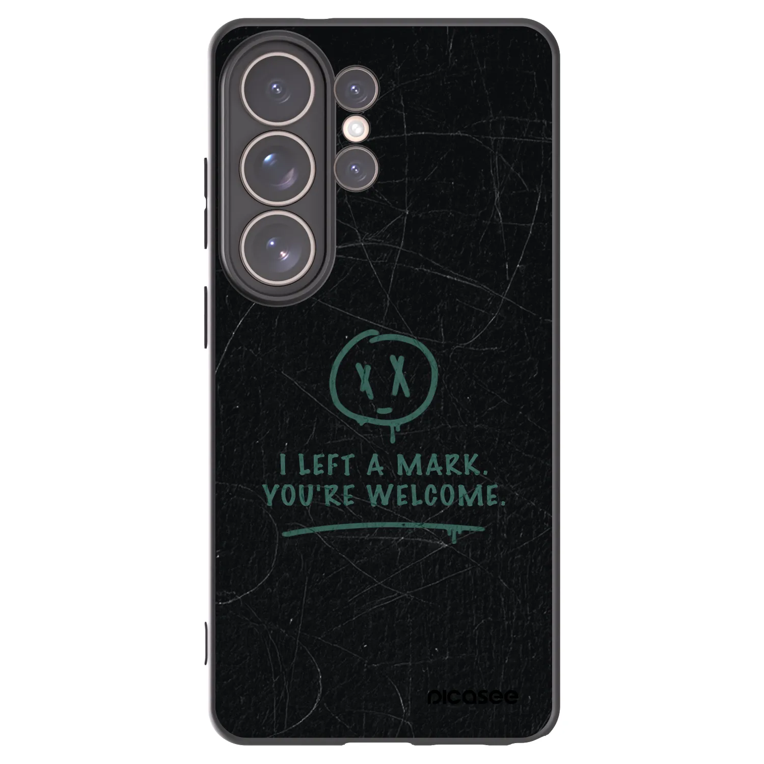 Picasee silikónový čierny obal pre Samsung Galaxy S26 Ultra - LEFT A MARK