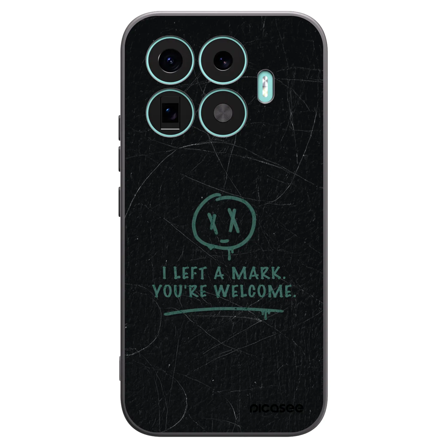 Picasee silikónový čierny obal pre Xiaomi 17T - LEFT A MARK