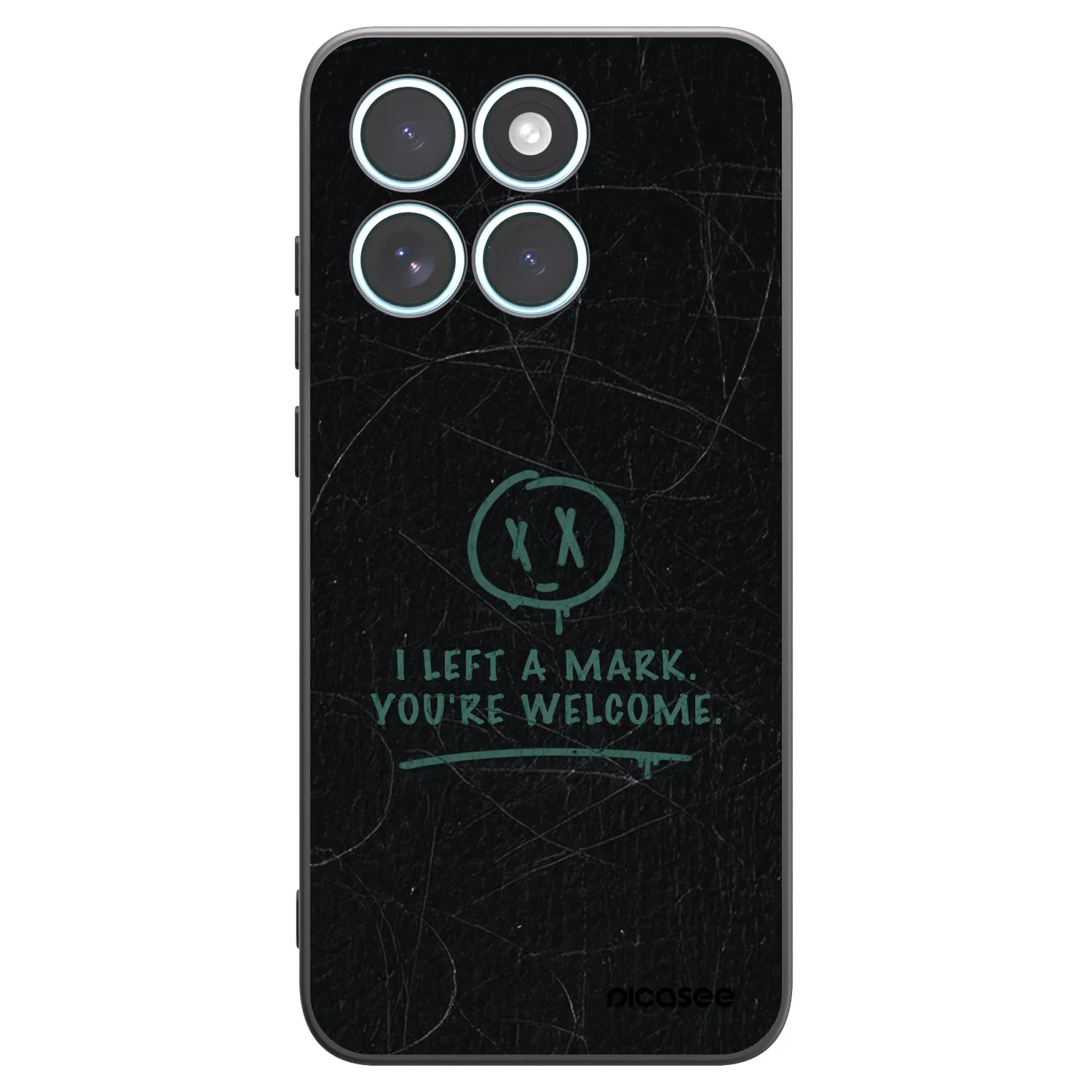 Picasee silikónový čierny obal pre Motorola Edge 70 Fusion - LEFT A MARK