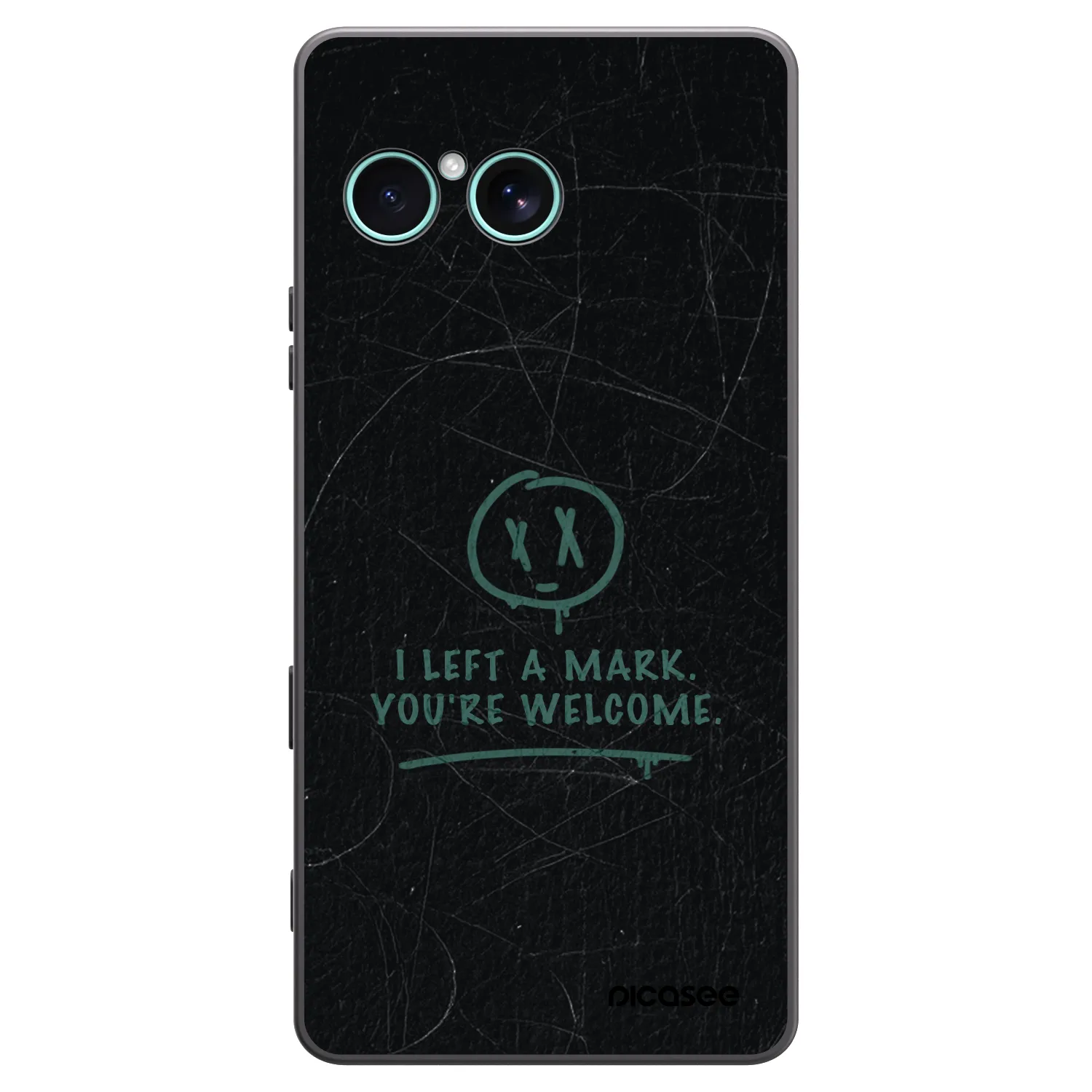 Picasee silikónový čierny obal pre Sony Xperia 10 VII - LEFT A MARK
