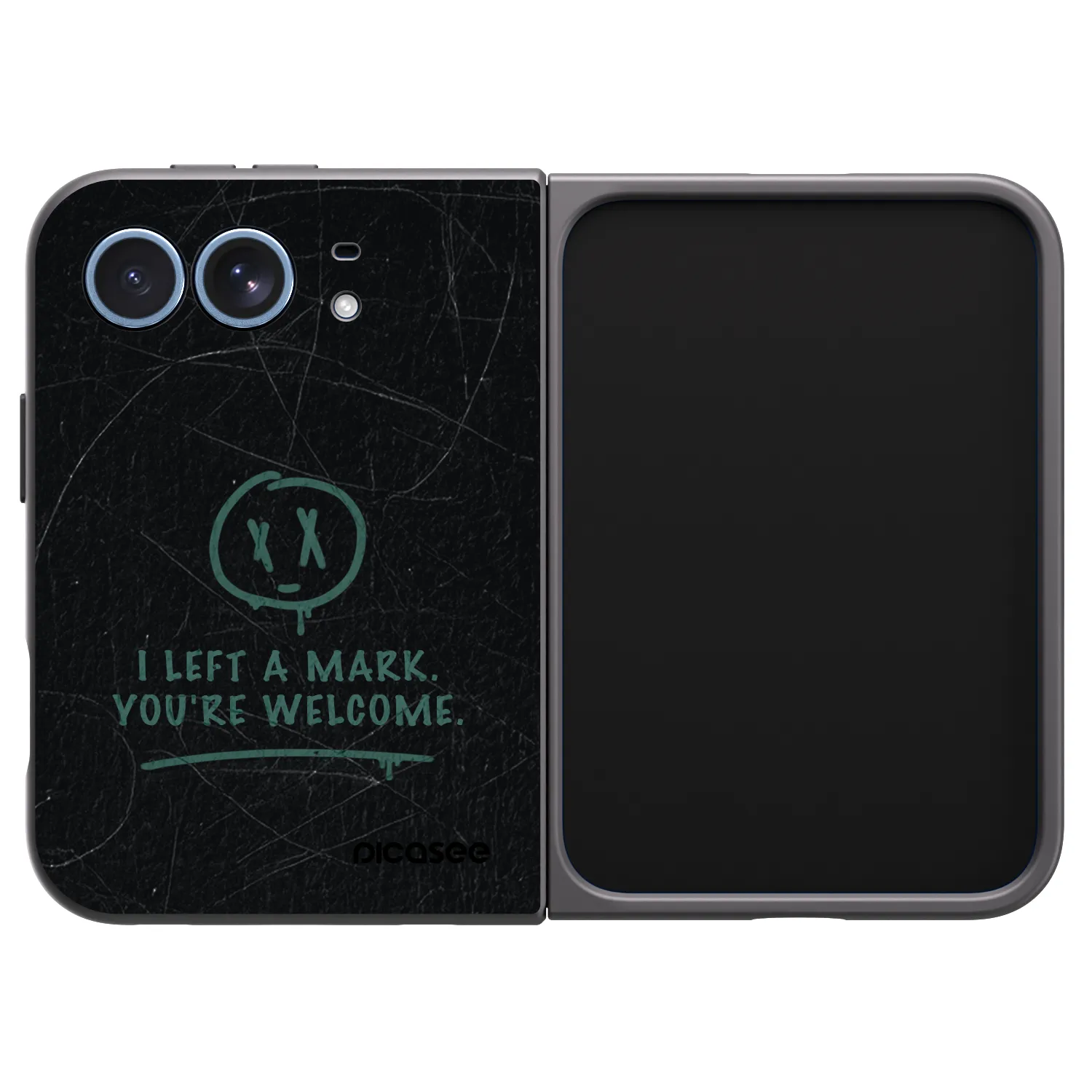 Picasee silikónový čierny obal pre Apple iPhone Ultra - LEFT A MARK