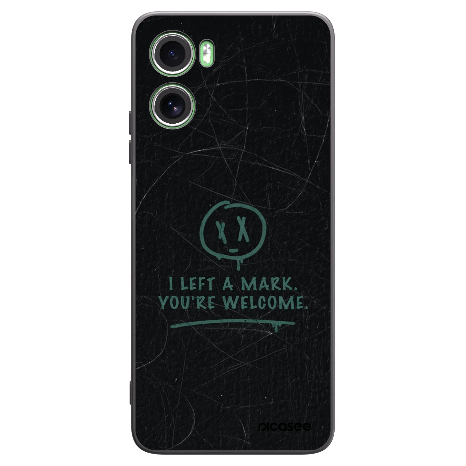 Picasee silikónový čierny obal pre Motorola Moto G06 - LEFT A MARK