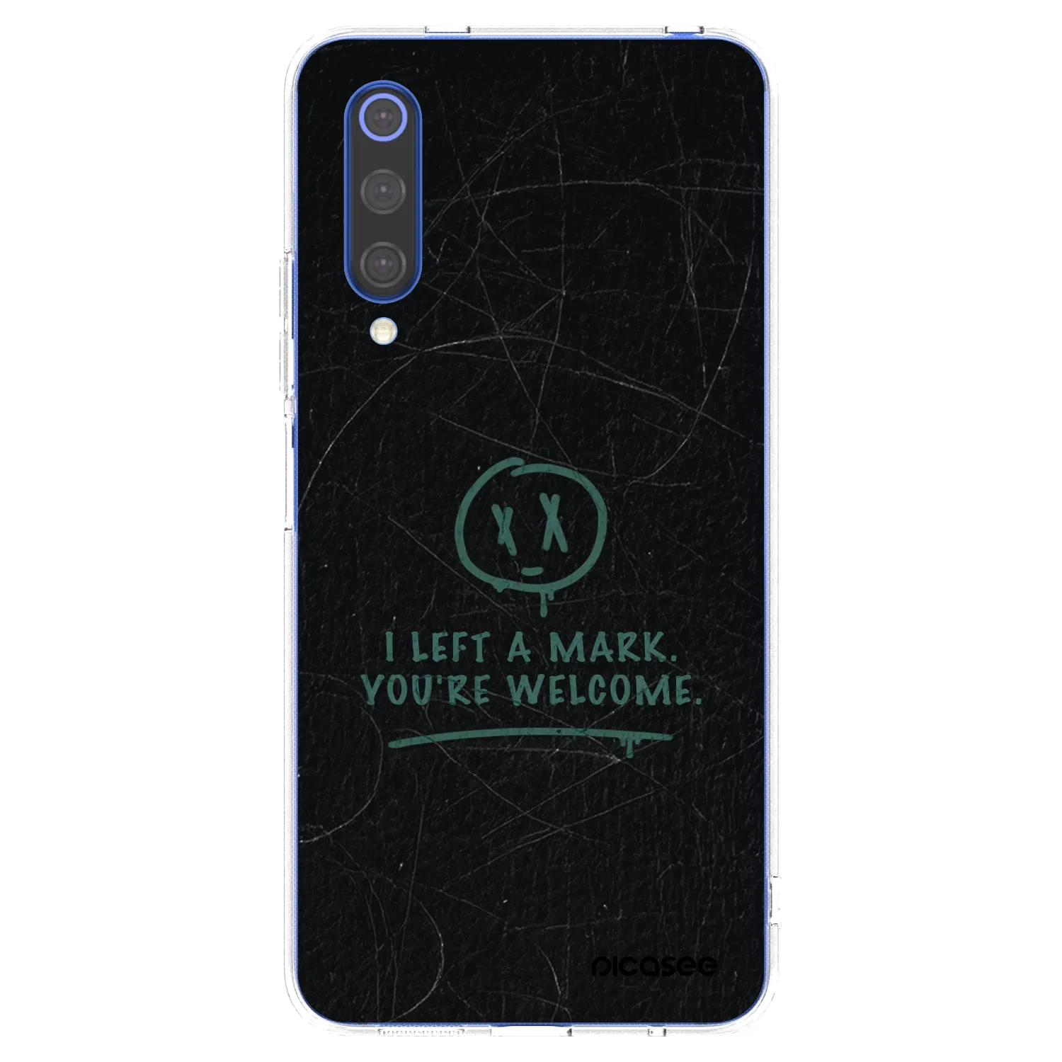 Picasee silikónový prehľadný obal pre Xiaomi Mi 9 SE - LEFT A MARK