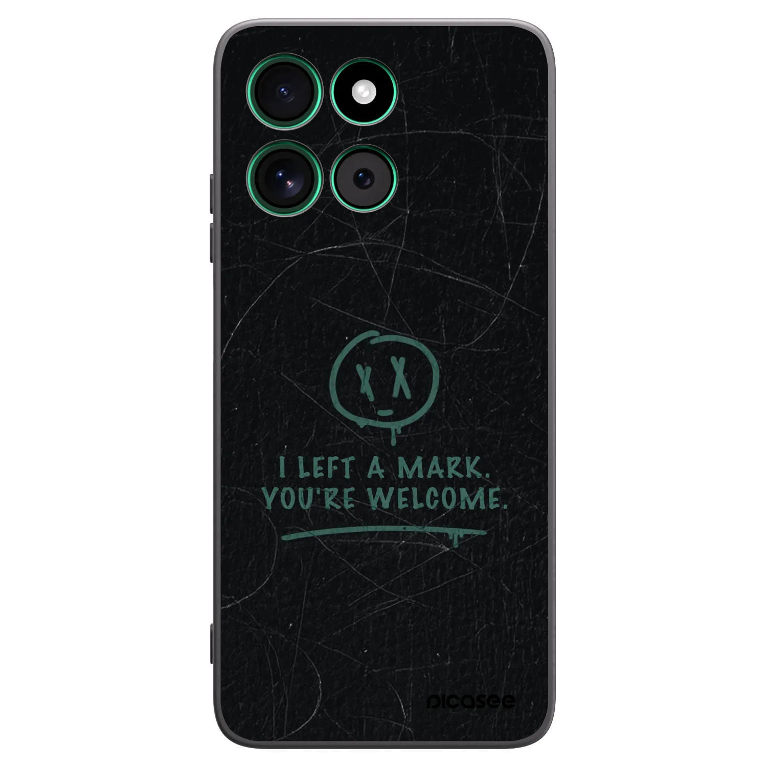 Picasee silikónový čierny obal pre Motorola Moto G57 Power - LEFT A MARK