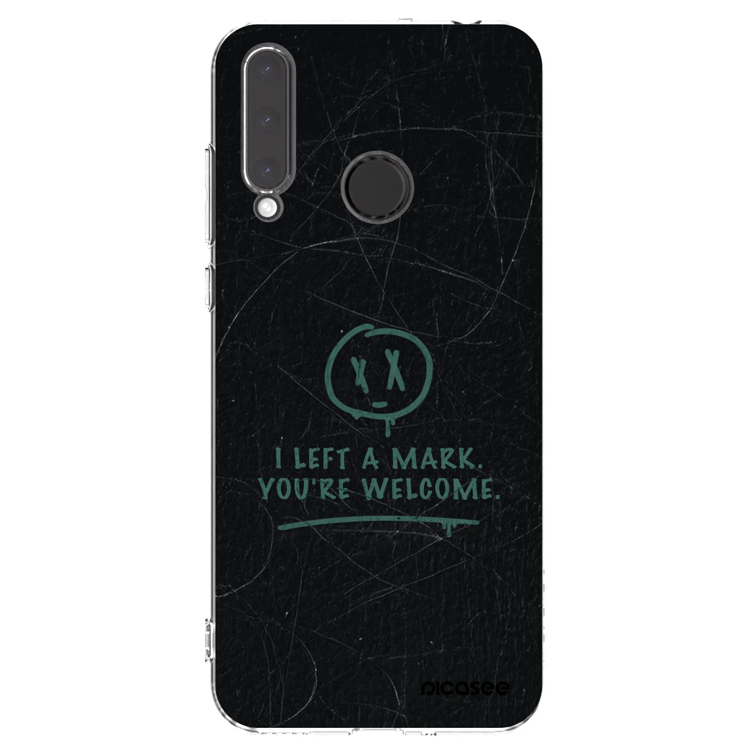 Picasee silikónový prehľadný obal pre Honor 20 Lite - LEFT A MARK