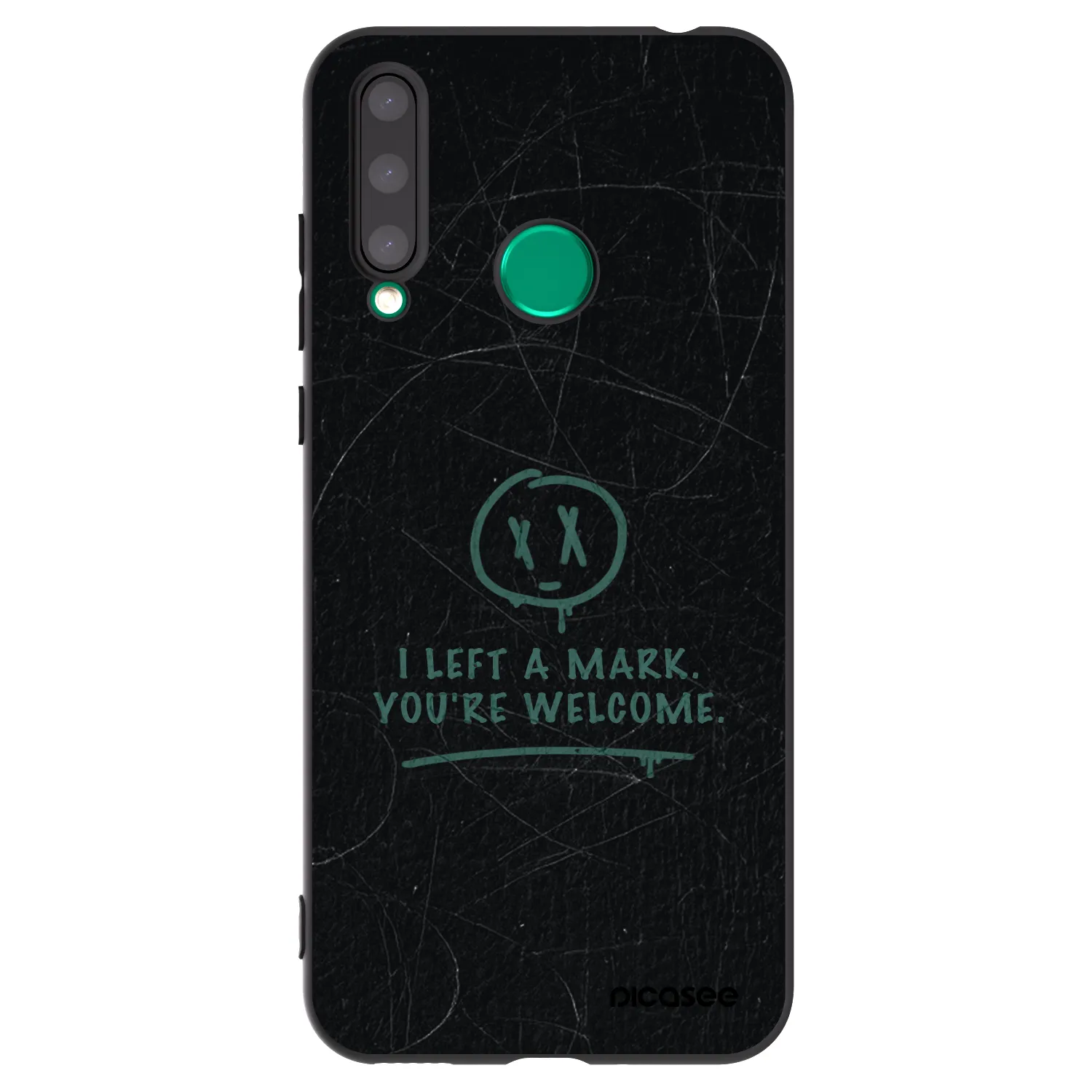 Picasee silikónový čierny obal pre Honor 20 Lite - LEFT A MARK