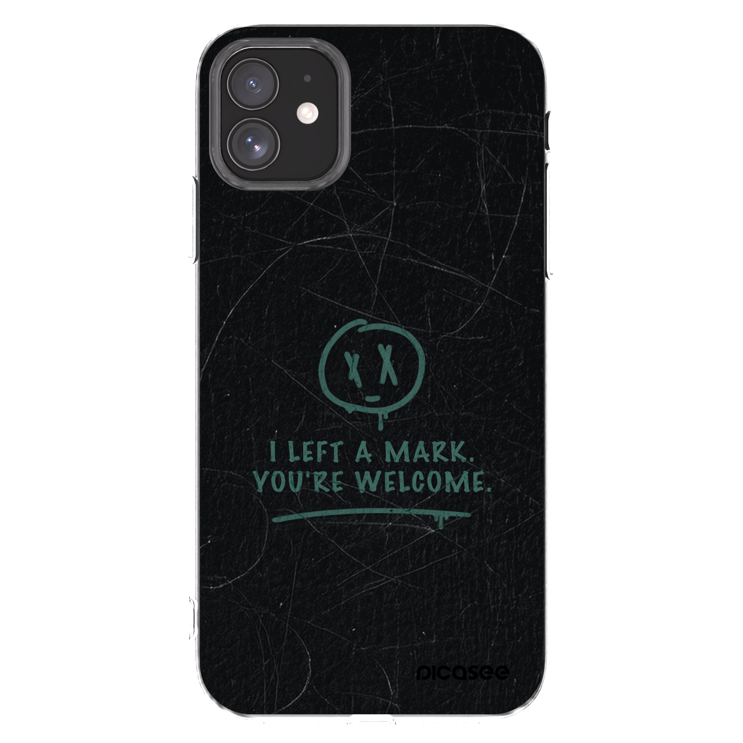 Picasee silikónový prehľadný obal pre Apple iPhone 11 - LEFT A MARK